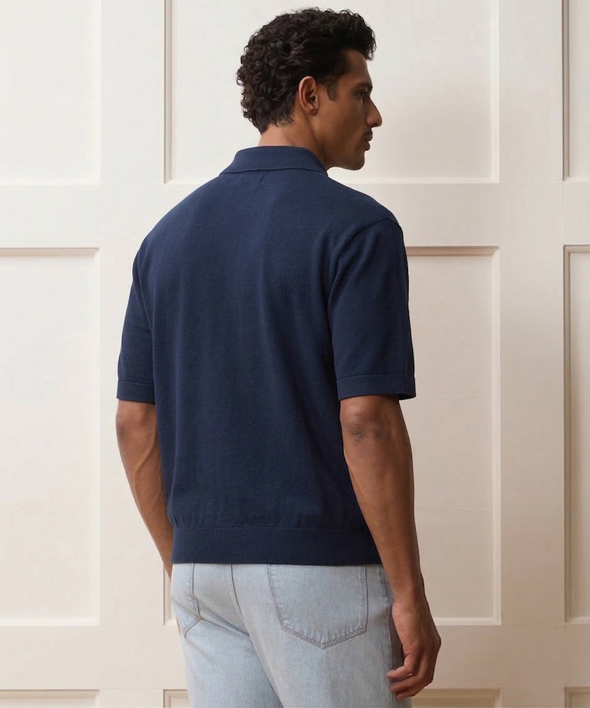 Todd Snyder Relaxed Cotton Pique Polo - Classic Navy