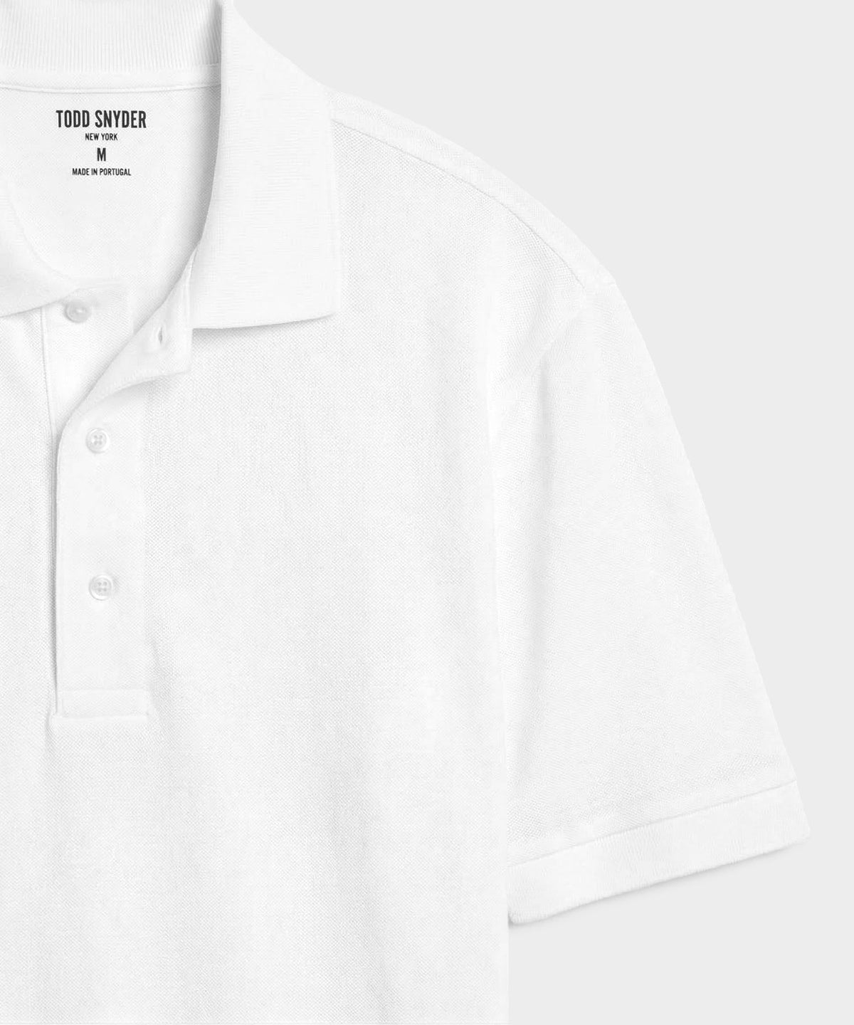 Todd Snyder Relaxed Cotton Pique Polo - Simply White