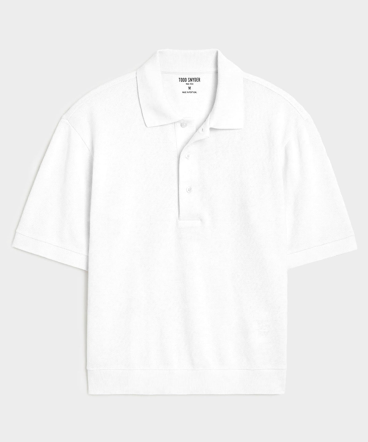 Todd Snyder Relaxed Cotton Pique Polo - Simply White