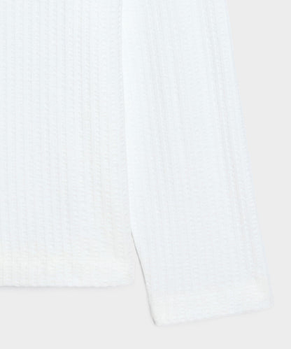 Todd Snyder Knit Seersucker Shirt - Alabaster