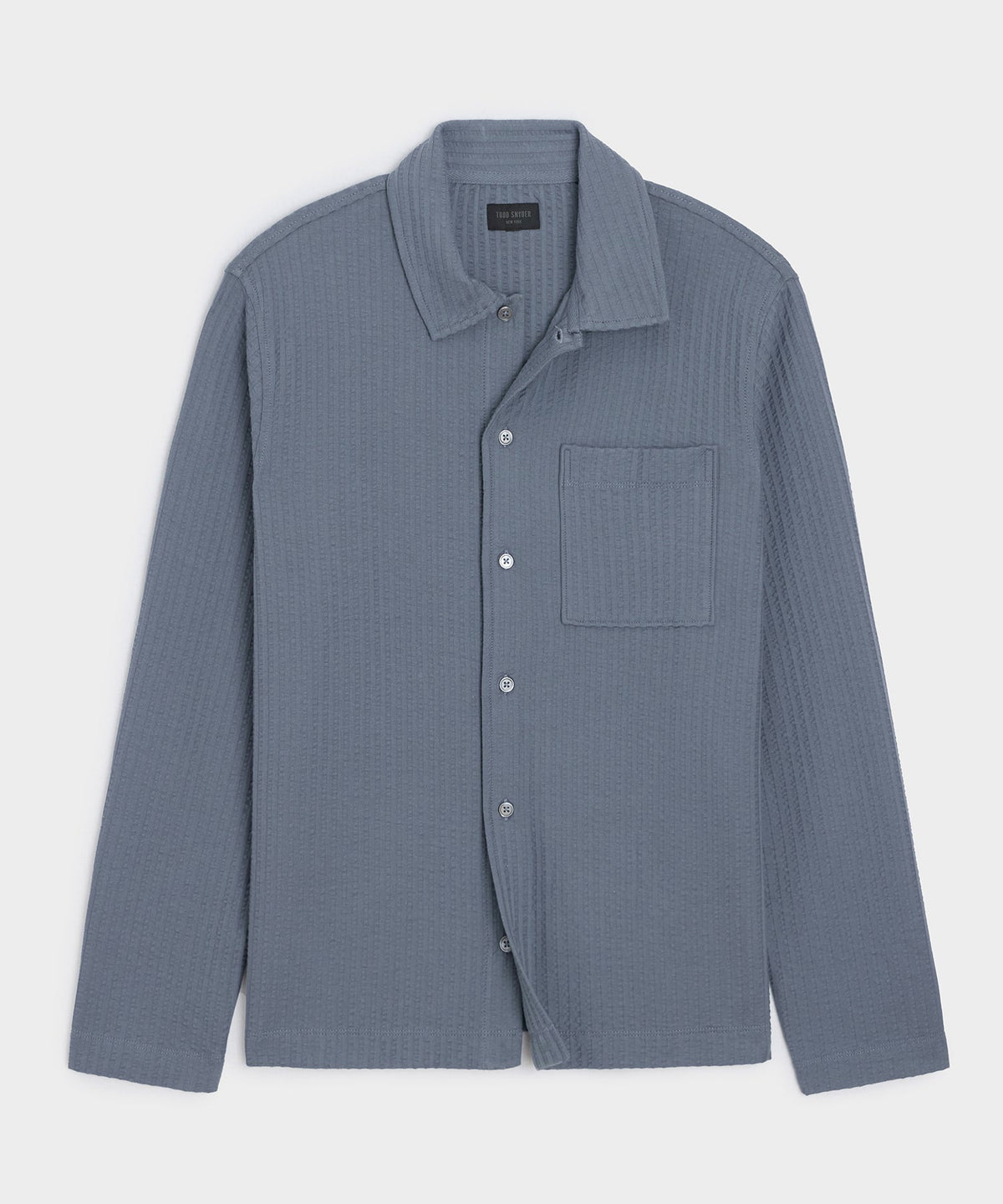 Todd Snyder Knit Seersucker Shirt - Deep Springs