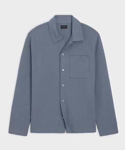 Todd Snyder Knit Seersucker Shirt - Deep Springs