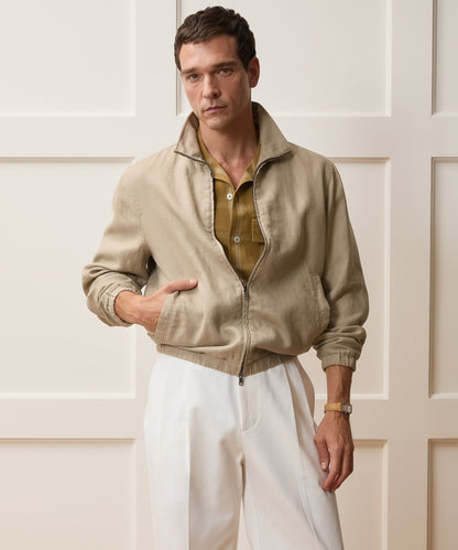 Todd Snyder Linen Dad Jacket - Beige