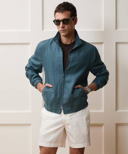 Todd Snyder Linen Dad Jacket - Teal