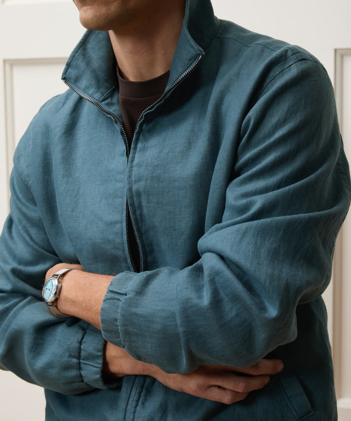Todd Snyder Linen Dad Jacket - Teal
