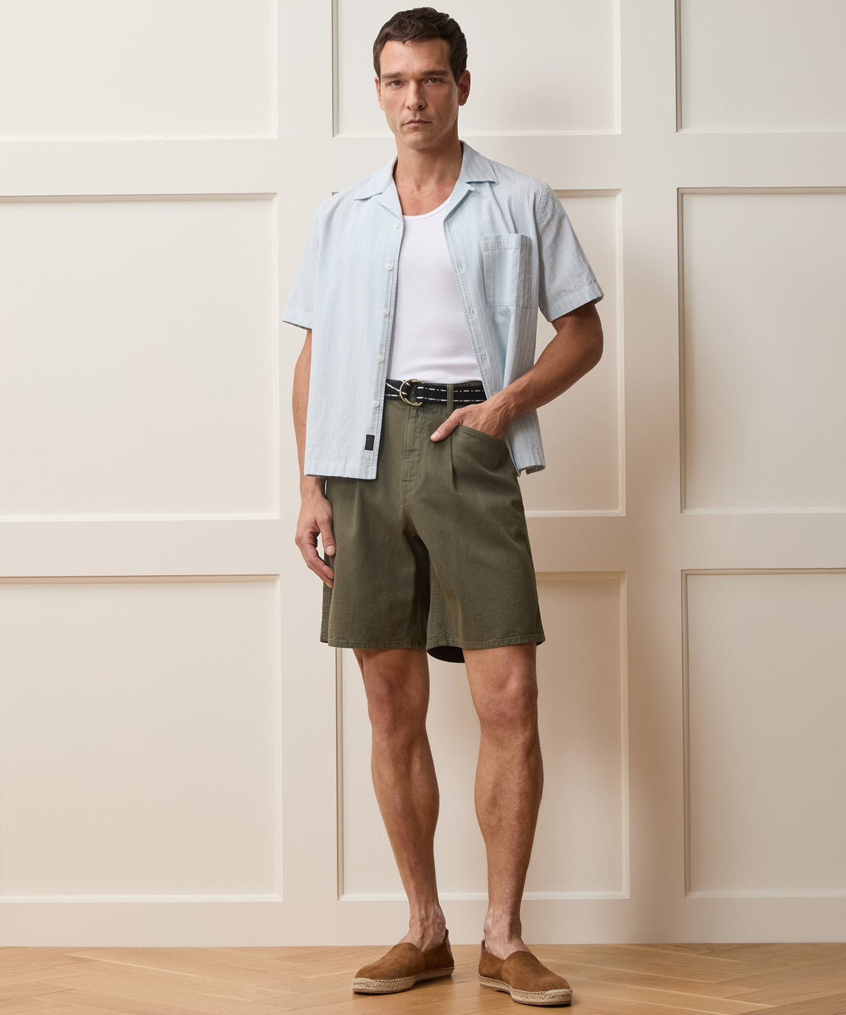 Todd Snyder 7" Work Short - Olive