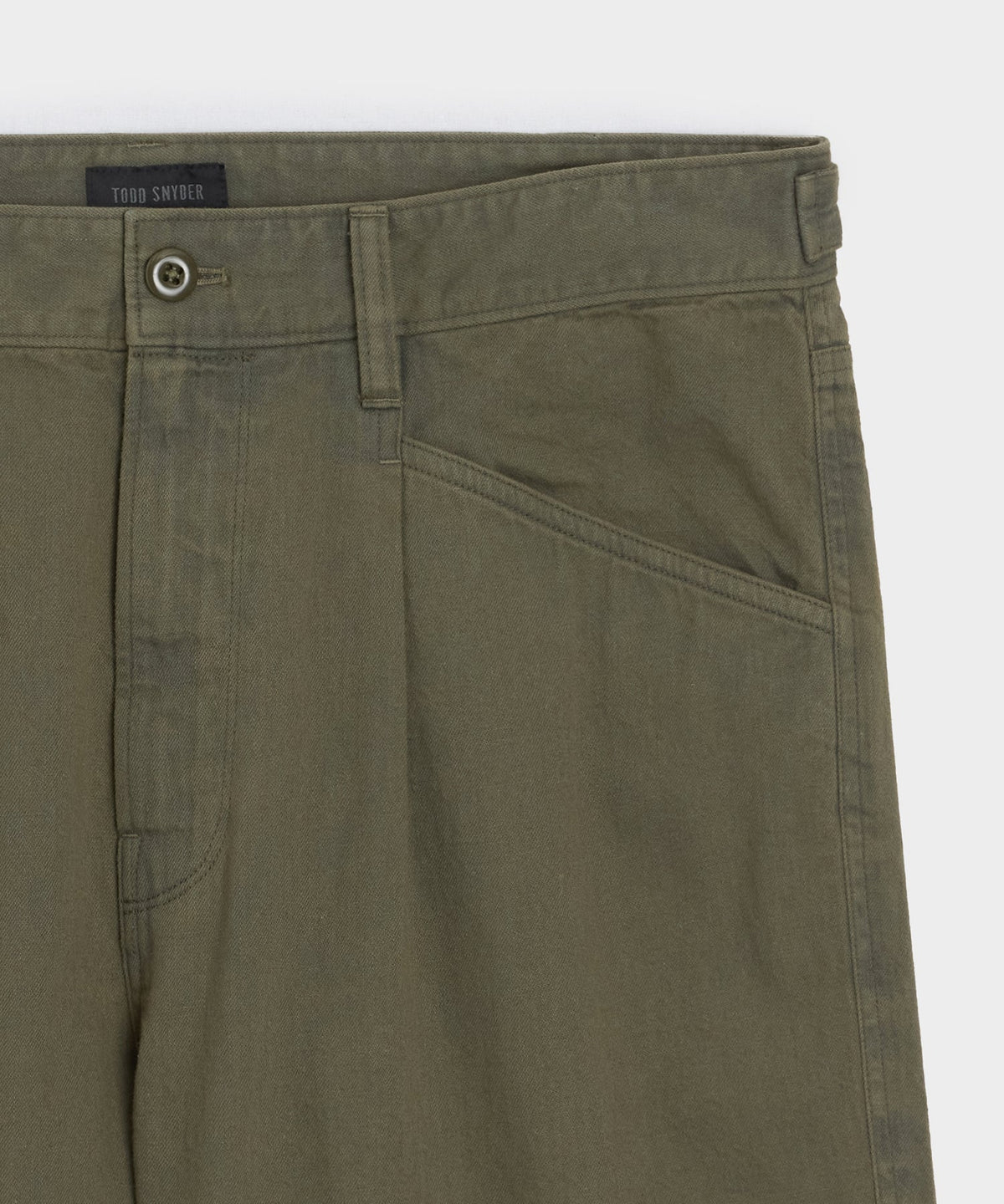 Todd Snyder 7" Work Short - Olive