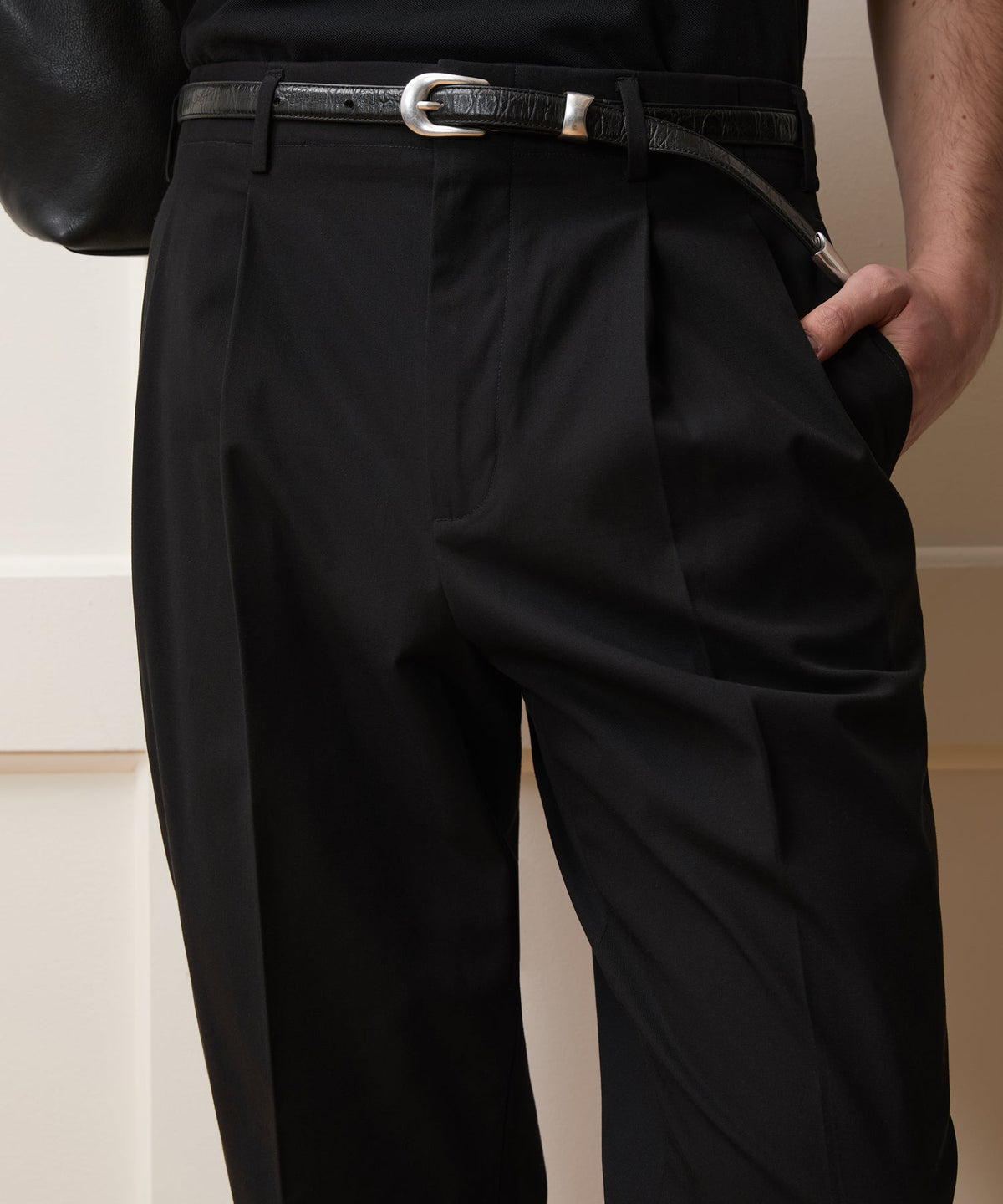 Todd Snyder Italian Cotton Hollywood Trouser - Black