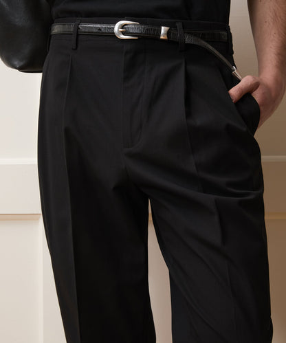 Todd Snyder Italian Cotton Hollywood Trouser - Black