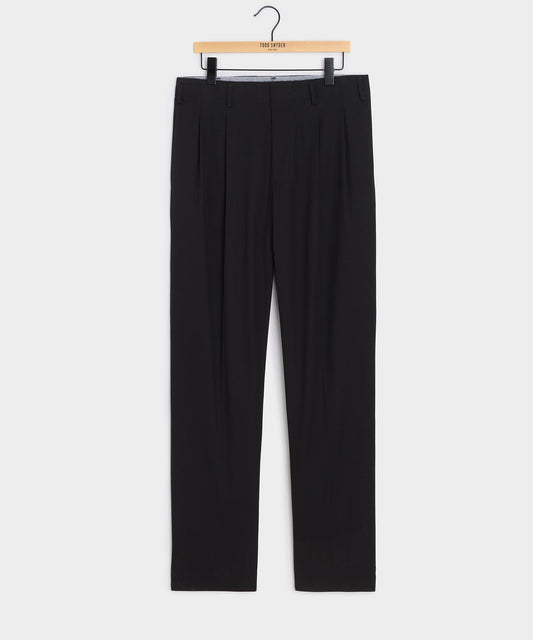 Todd Snyder Italian Cotton Hollywood Trouser - Black
