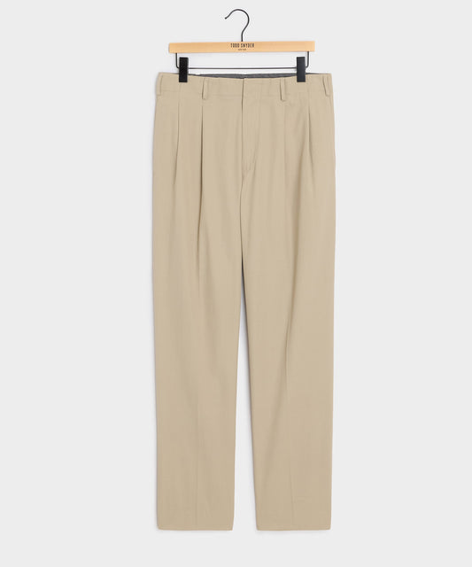 Todd Snyder Italian Cotton Hollywood Trouser - Khaki