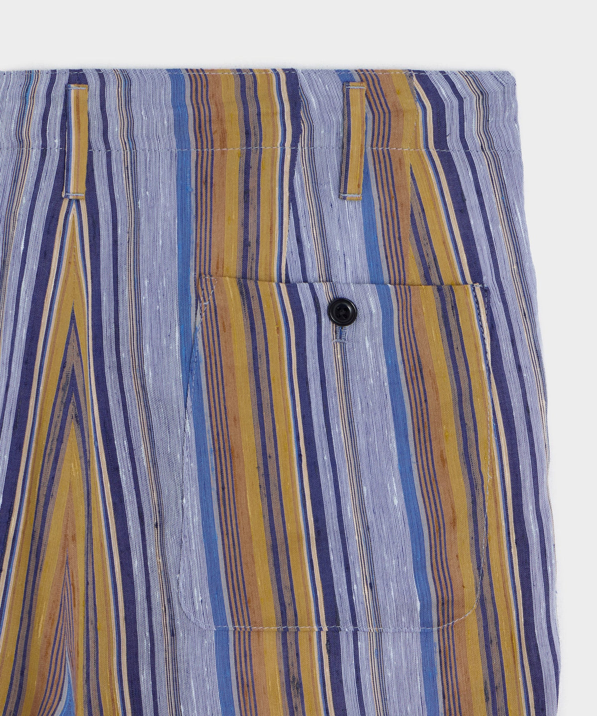 Todd Snyder Italian Multi-Stripe Leisure Short - Blue