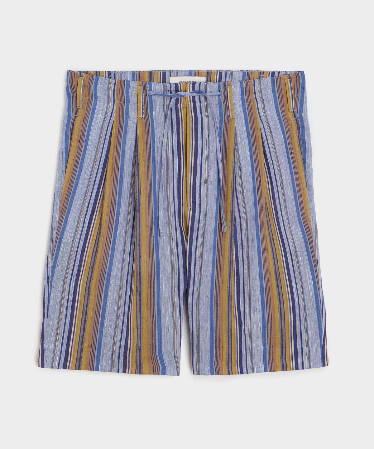 Todd Snyder Italian Multi-Stripe Leisure Short - Blue