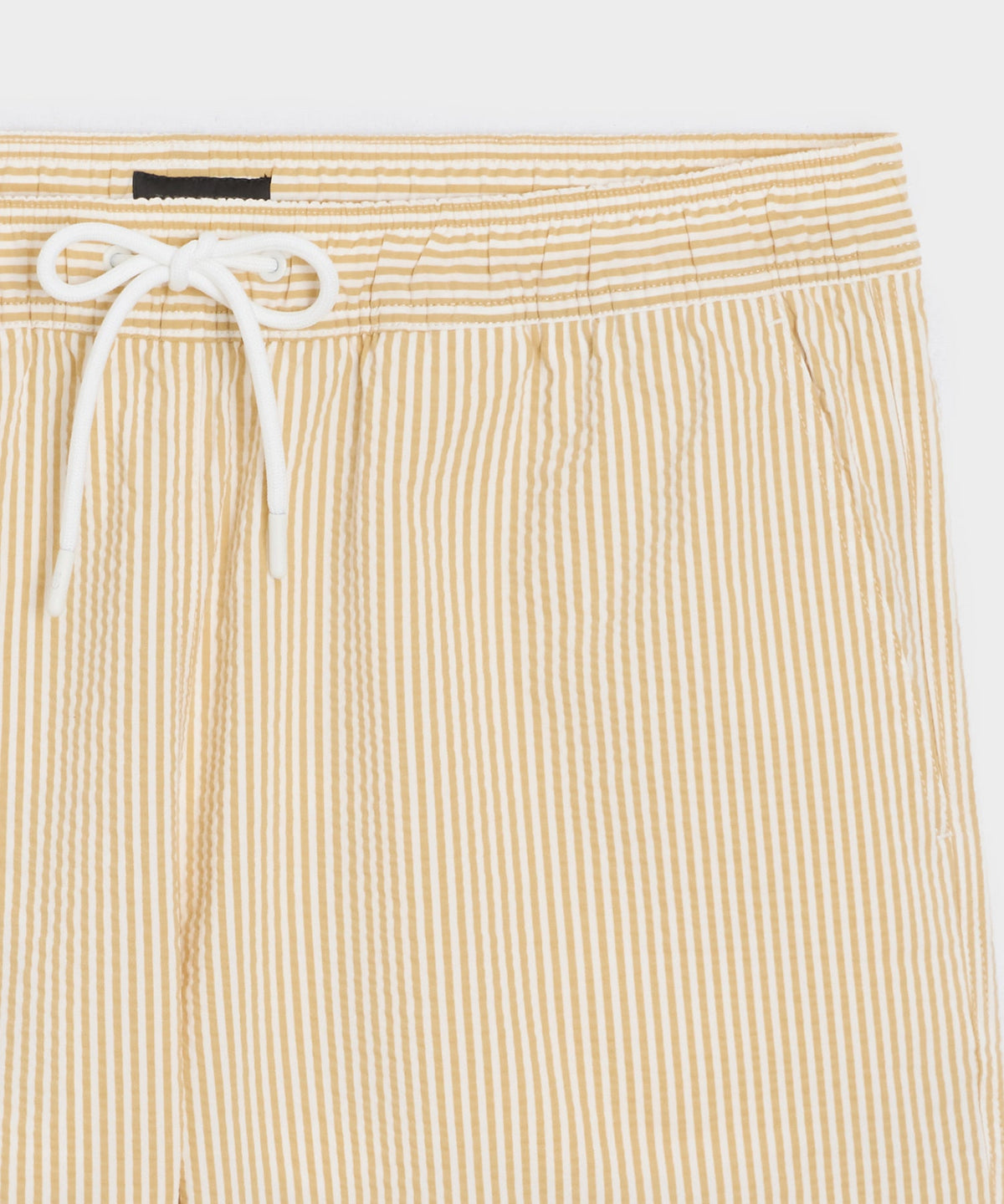 Todd Snyder 5" Seersucker Montauk Swim Trunk - Yellow