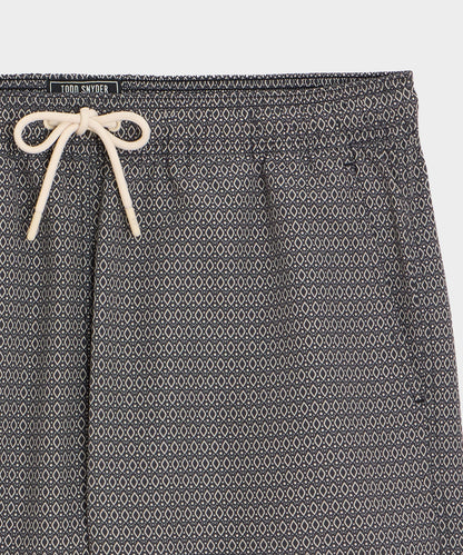 Todd Snyder 5" Montauk Swim Trunk - Black