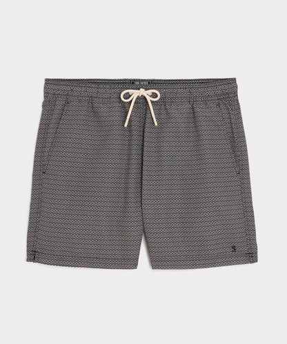 Todd Snyder 5" Montauk Swim Trunk - Black