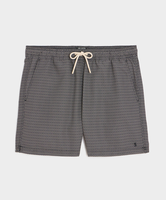 Todd Snyder 5" Montauk Swim Trunk - Black