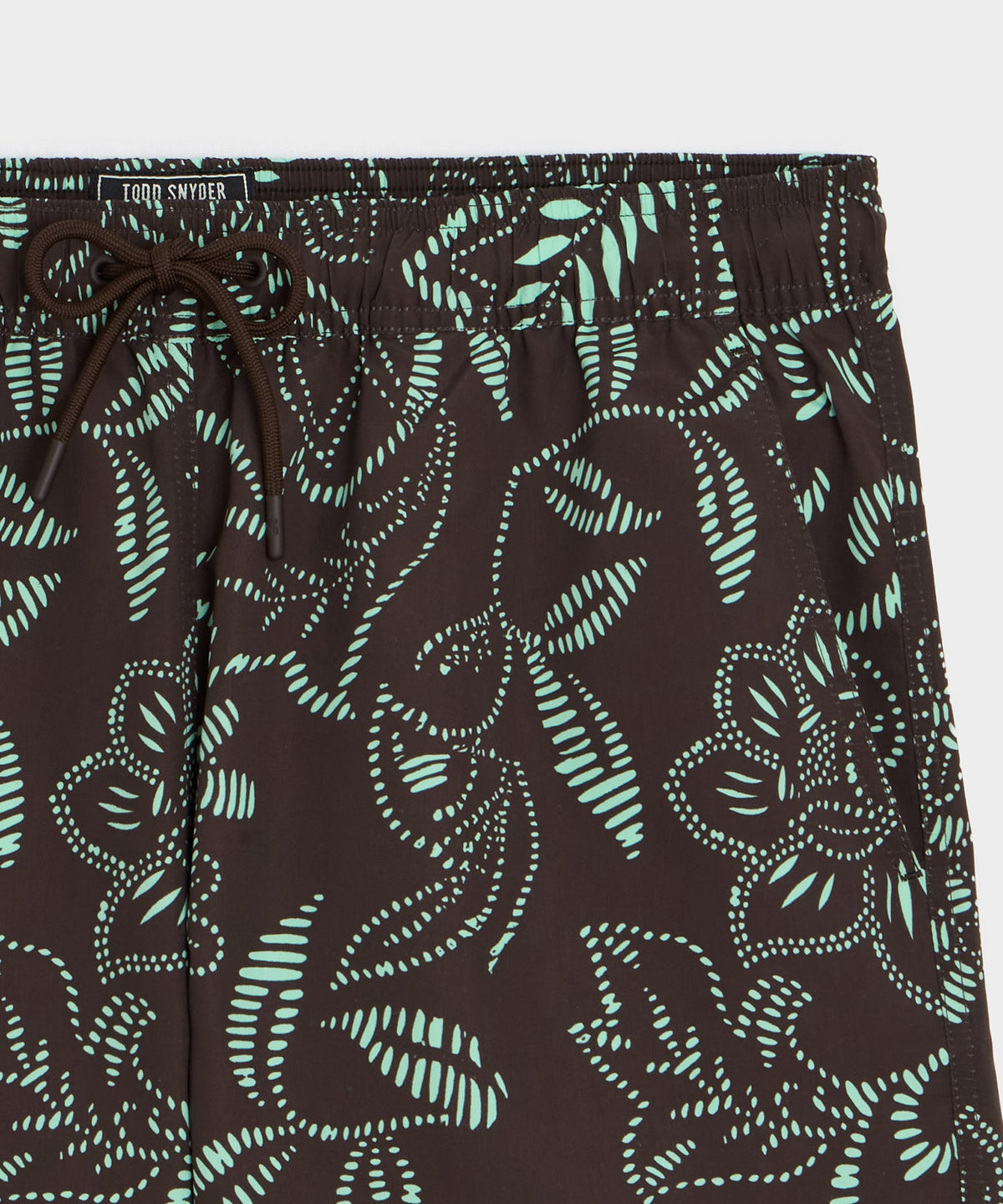 Todd Snyder 5" Montauk Swim Trunk - Brown
