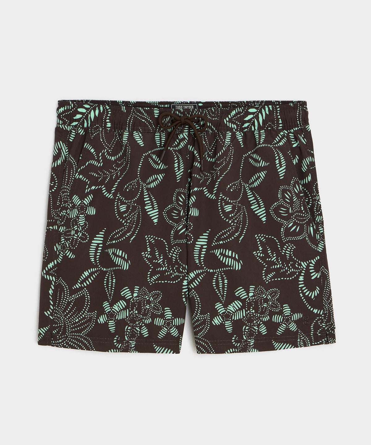 Todd Snyder 5" Montauk Swim Trunk - Brown