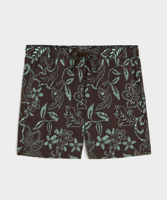 Todd Snyder 5" Montauk Swim Trunk - Brown