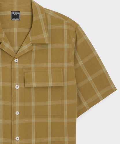 Todd Snyder Sand-Washed Silk Studio Shirt - Dark Marigold