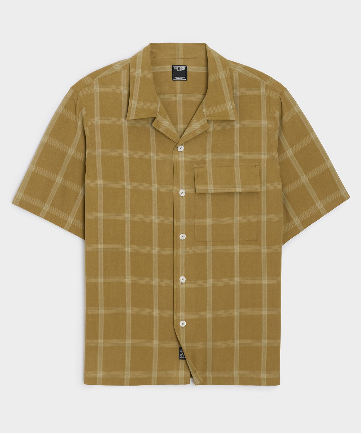 Todd Snyder Sand-Washed Silk Studio Shirt - Dark Marigold