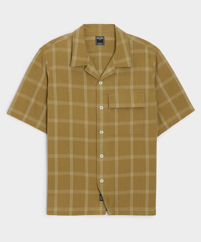 Todd Snyder Sand-Washed Silk Studio Shirt - Dark Marigold