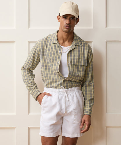 Todd Snyder Sand-Washed Silk Studio Shirt - Khaki