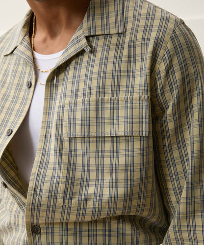 Todd Snyder Sand-Washed Silk Studio Shirt - Khaki