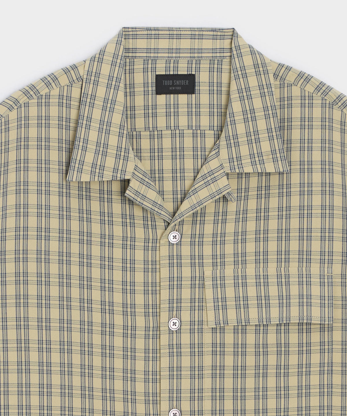 Todd Snyder Sand-Washed Silk Studio Shirt - Khaki
