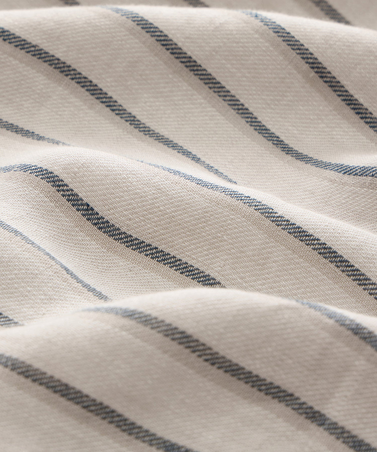 Todd Snyder Striped Linen Popover Shirt - White