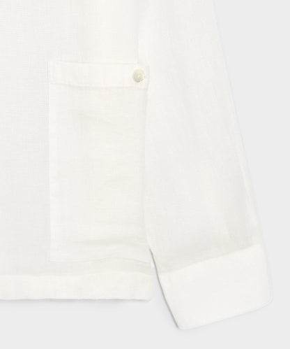 Todd Snyder Panama Guayabera Shirt - Ivory