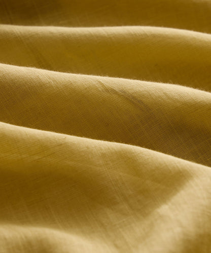 Todd Snyder Voile Band Collar Big Shirt - Golden Straw