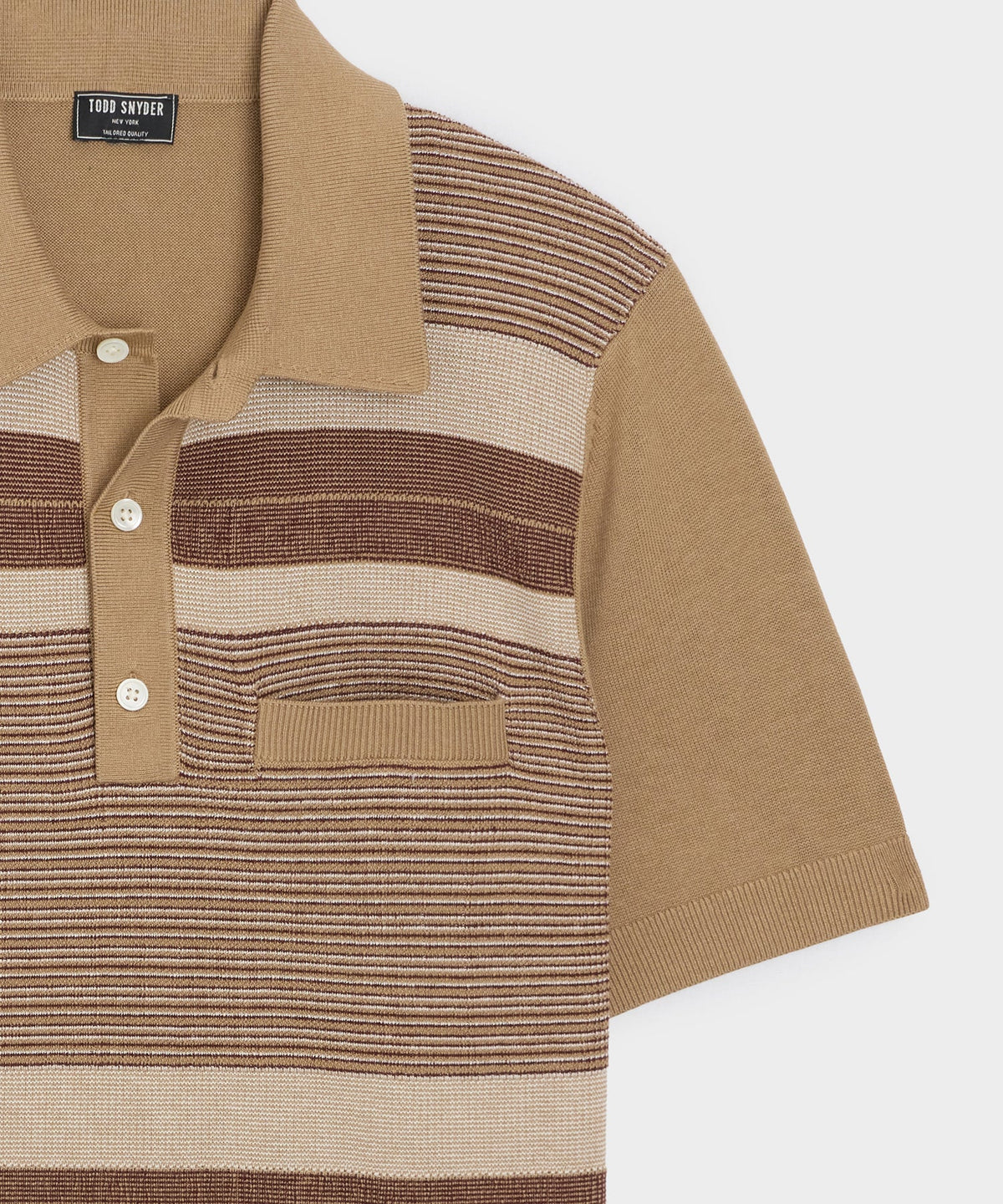 Todd Snyder Monte Sweater Polo - Baja Dunes