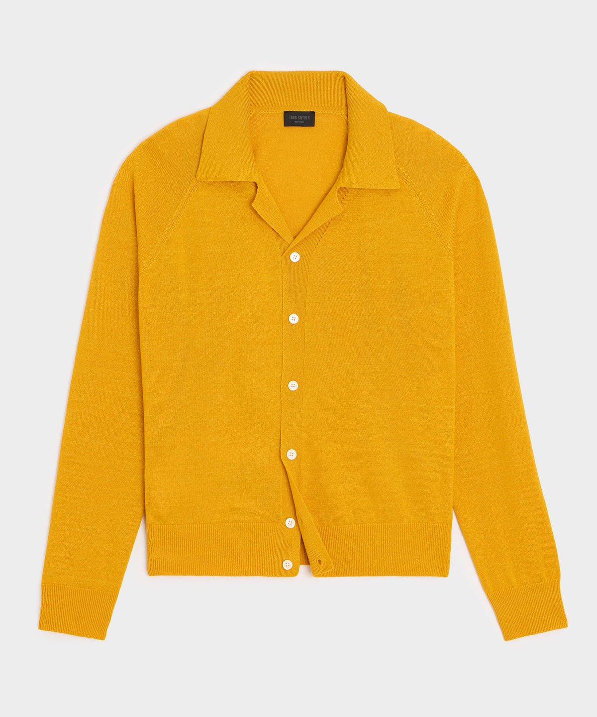 Todd Snyder Amalfi Sweater Polo - Bergamot Rind