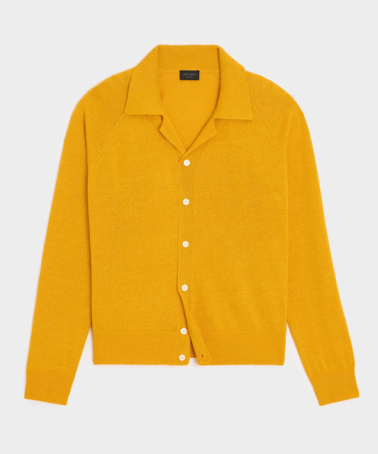 Todd Snyder Amalfi Sweater Polo - Bergamot Rind