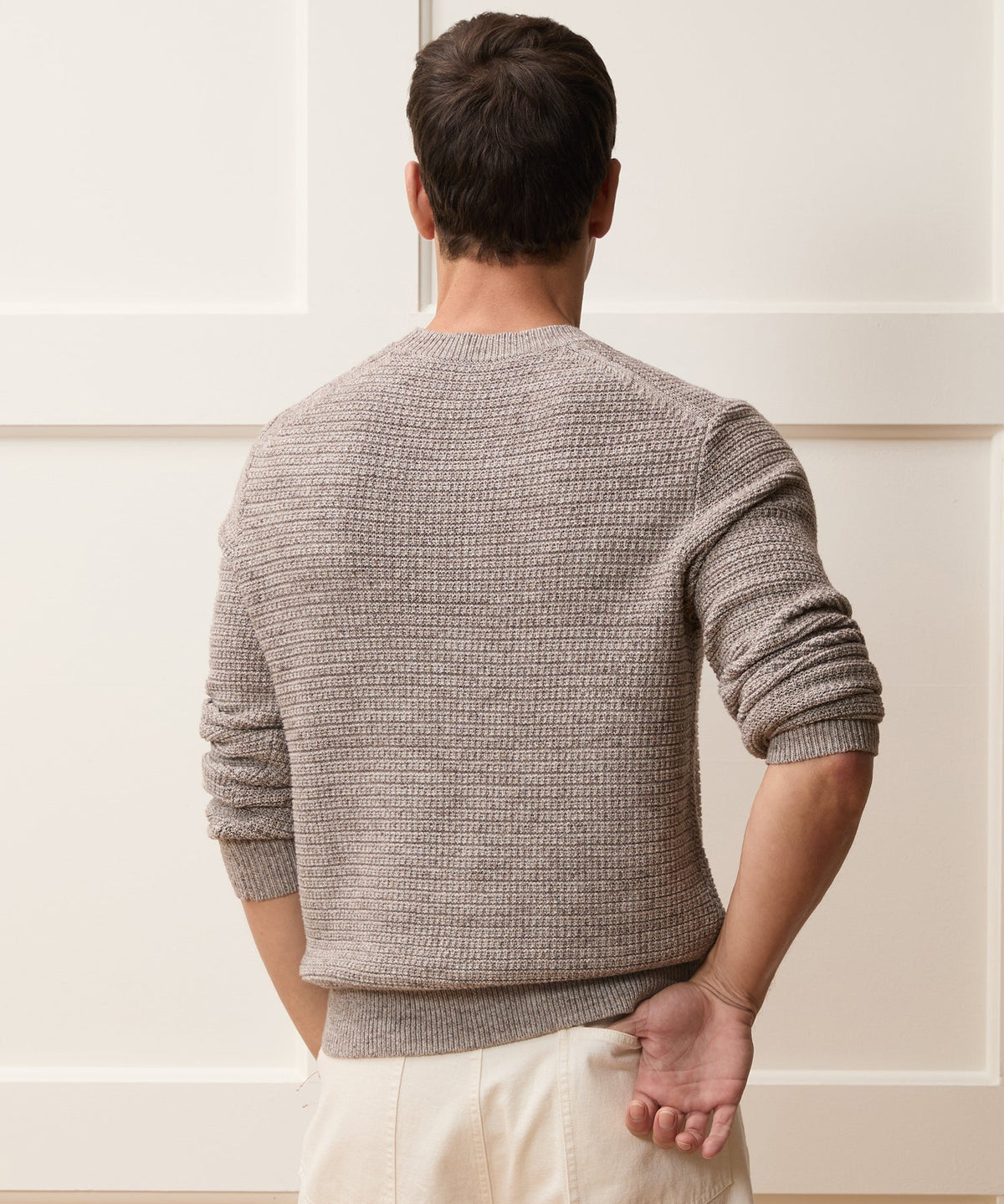 Todd Snyder Portside Crewneck Sweater - Taupe
