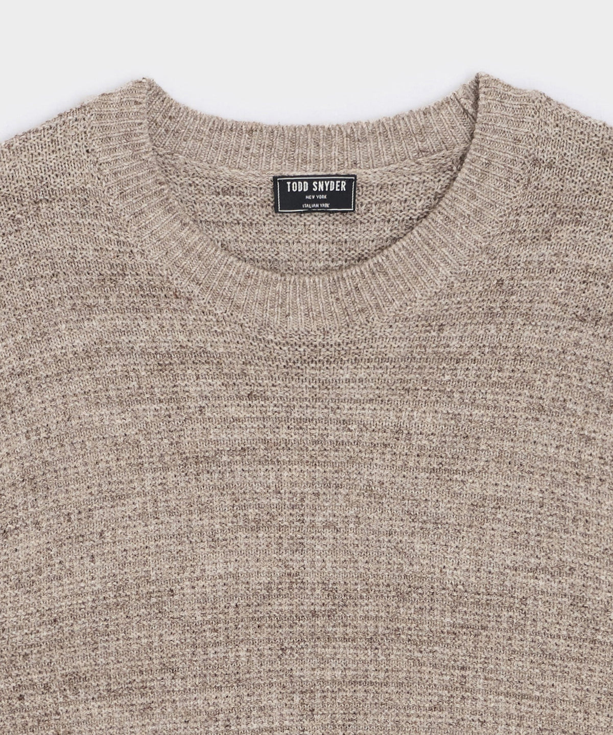 Todd Snyder Portside Crewneck Sweater - Taupe