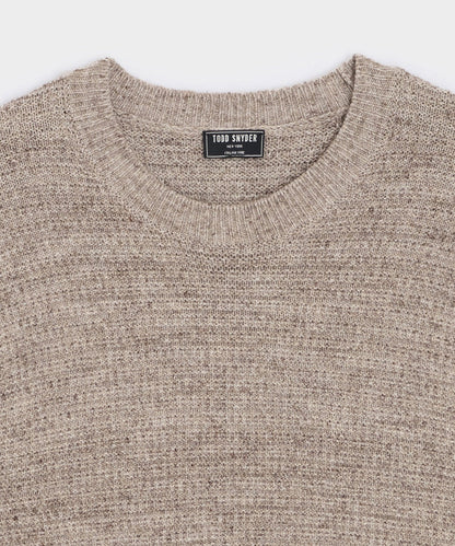 Todd Snyder Portside Crewneck Sweater - Taupe