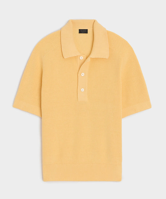 Todd Snyder Beechwood Sweater Polo - Sun Soaked