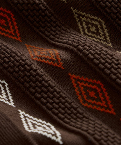 Todd Snyder Palmetto Sweater Polo - Umber