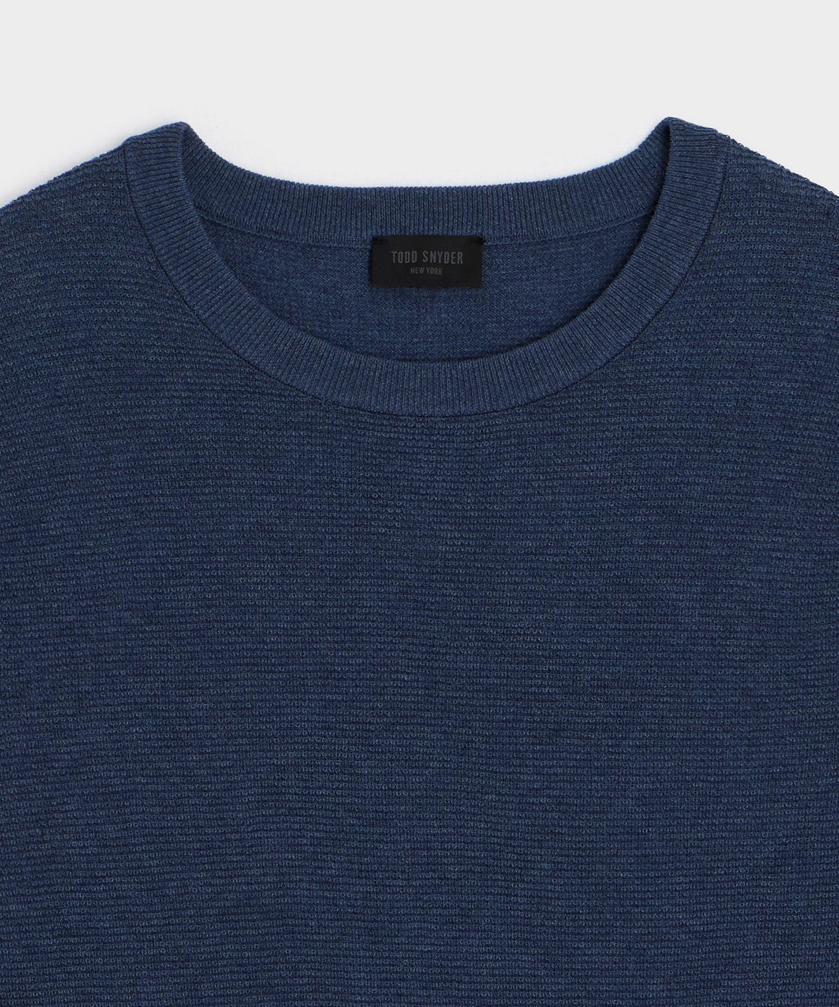Todd Snyder Vista Crewneck Sweater - Heather Navy