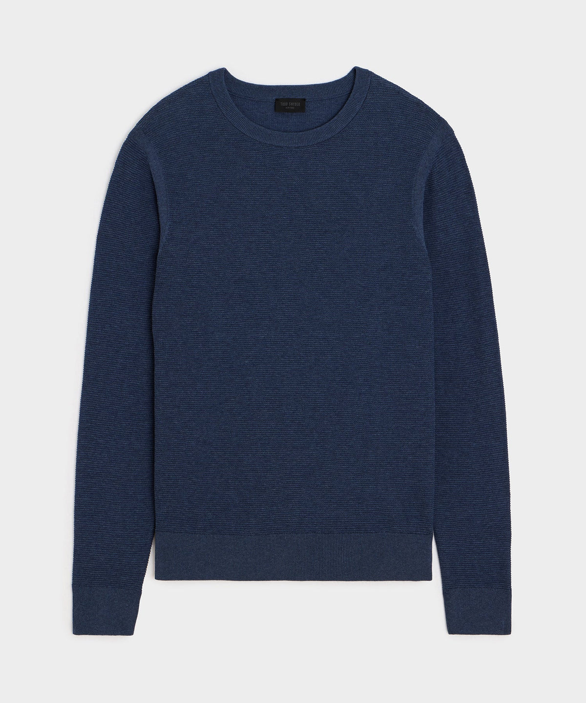 Todd Snyder Vista Crewneck Sweater - Heather Navy