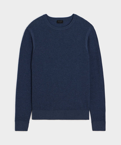 Todd Snyder Vista Crewneck Sweater - Heather Navy