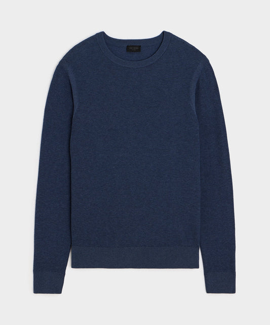 Todd Snyder Vista Crewneck Sweater - Heather Navy