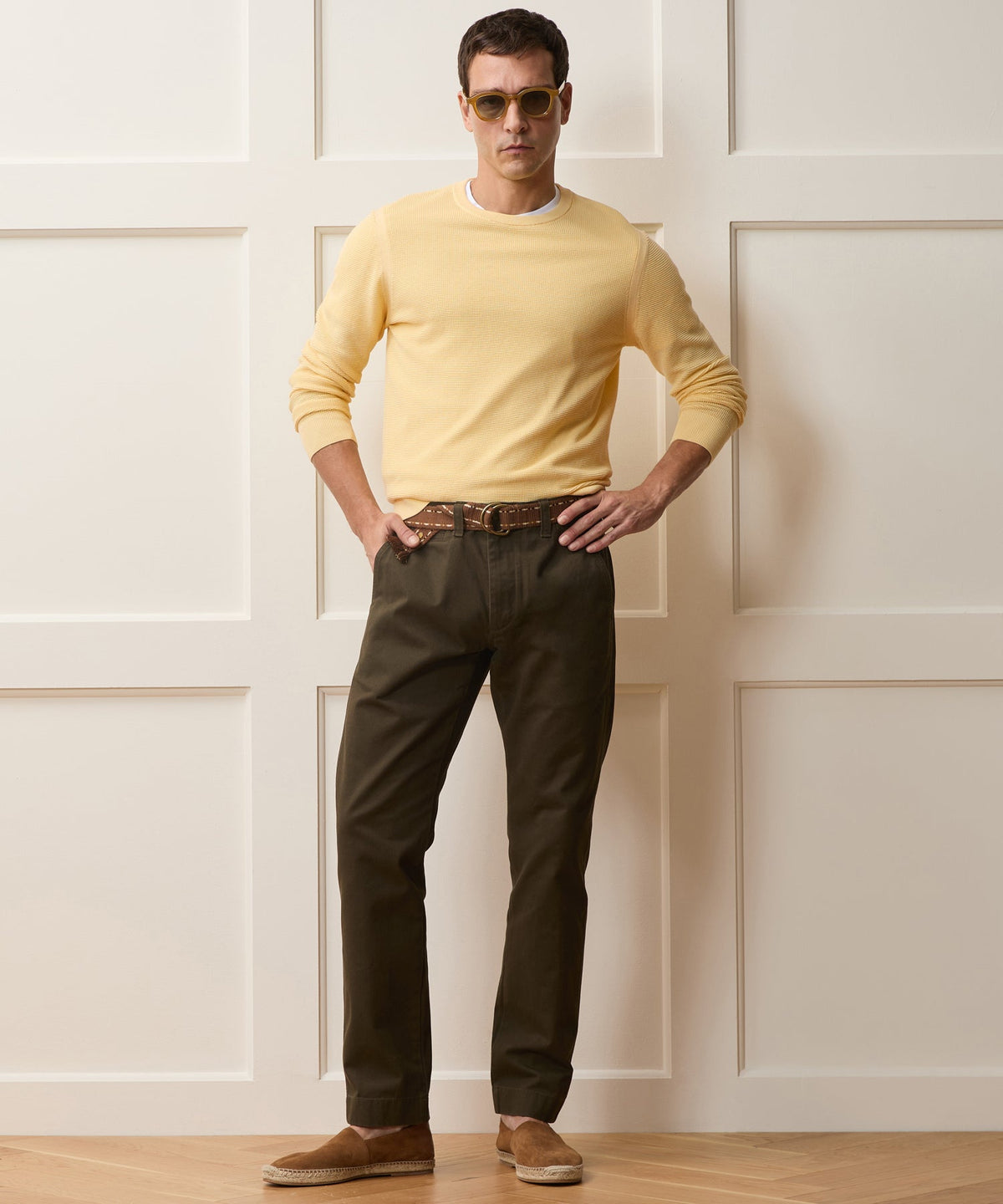 Todd Snyder Vista Crewneck Sweater - Sun Soaked
