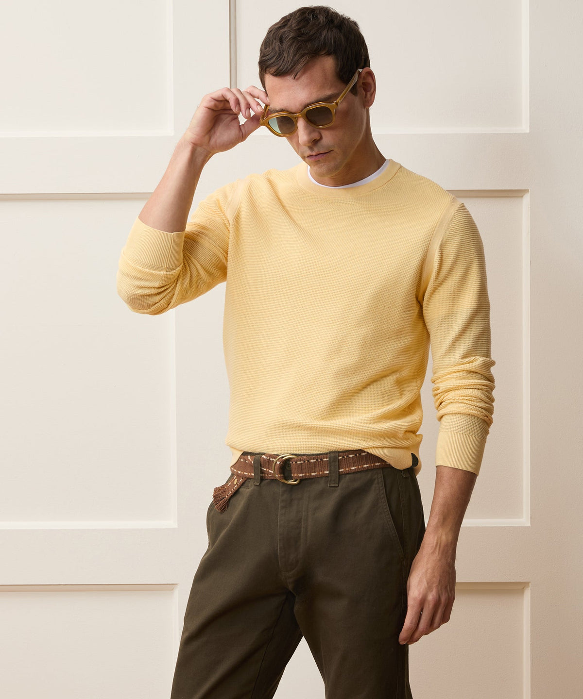 Todd Snyder Vista Crewneck Sweater - Sun Soaked