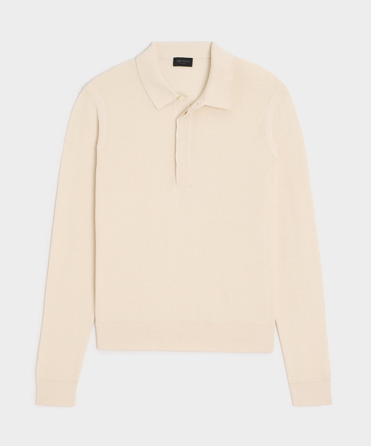 Todd Snyder Vista Sweater Polo - Bisque