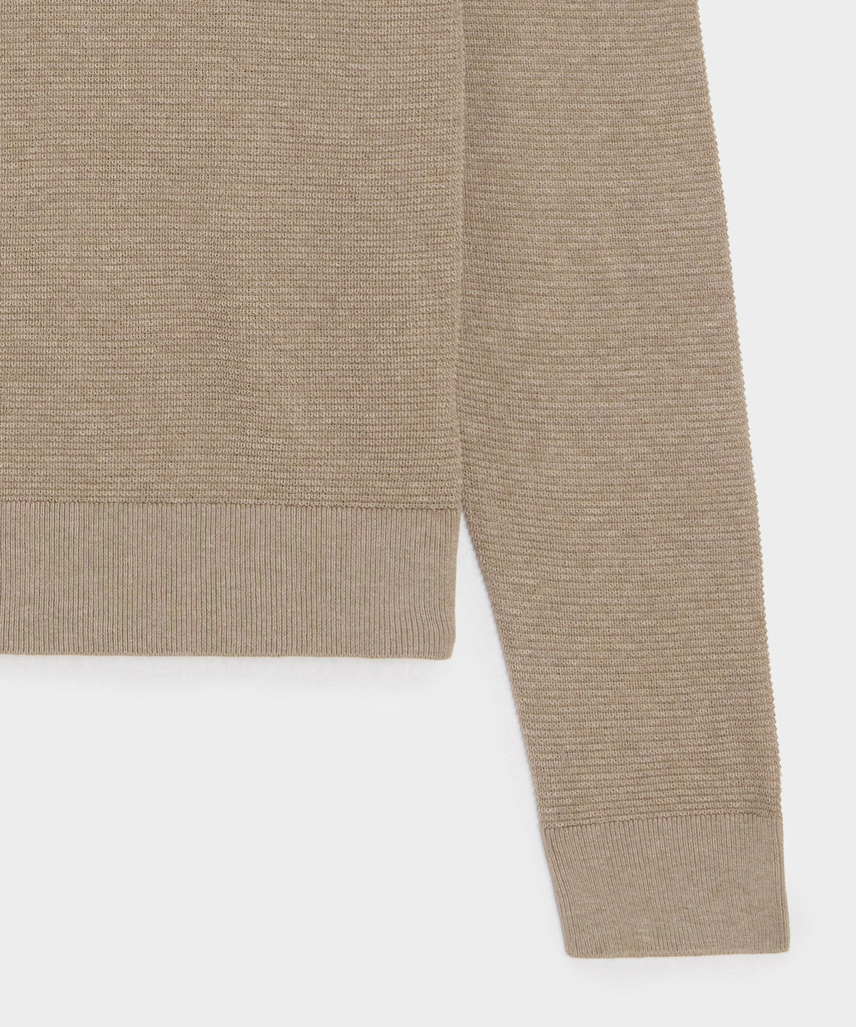 Todd Snyder Vista Sweater Polo - Heather Taupe