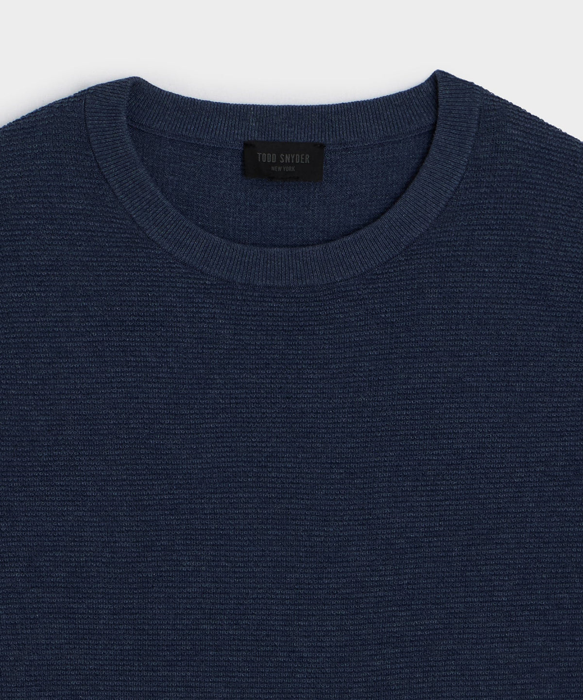 Todd Snyder Vista Sweater Tee - Heather Navy